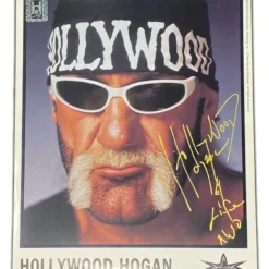 Hogan's Beach Shop AUTOGRAPHED POSTERS WCW Hollywood Hulk Hogan 8x10 Original