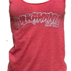 Hogan's Beach Shop Red Vintage Hulkamania Womens Tank