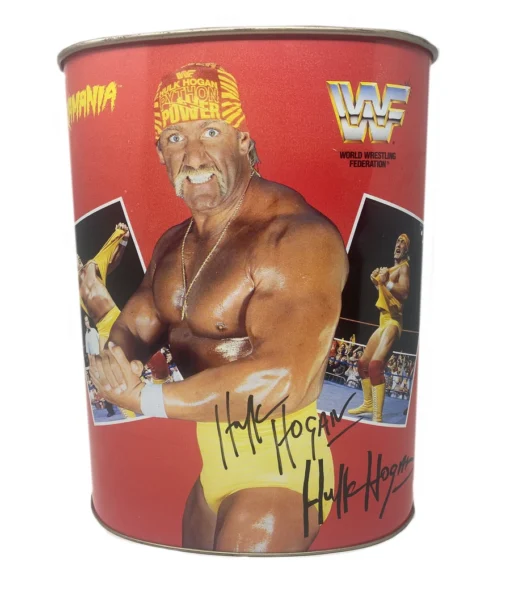 Hogan's Beach Shop WWF Hulk Hogan & Ultimate Warrior Trash Can 6 Hogan's Beach Shop WWF Hulk Hogan & Ultimate Warrior Trash Can
