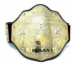 Hogan's Beach Shop 2 Tone WCW Big Gold Hulk Hogan Signed
