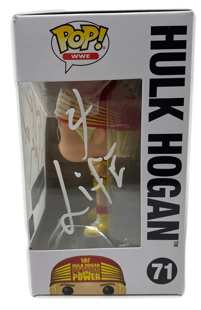 Hogan's Beach Shop Python Power Funko Pop Signed In White Hogan's Beach Shop Python Power Funko Pop Signed In White