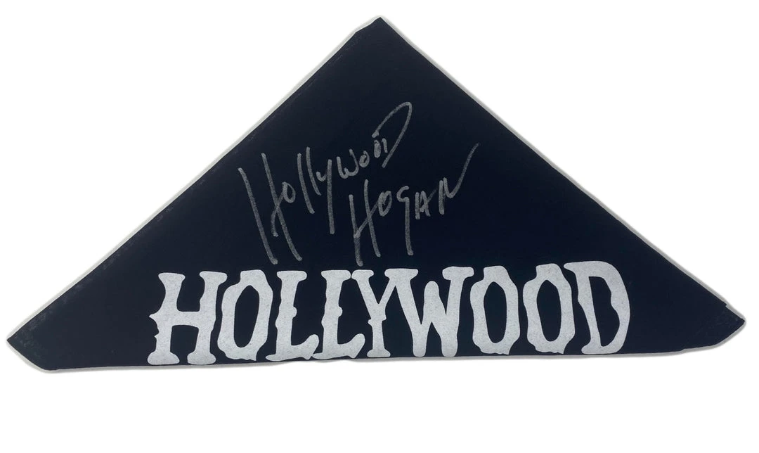 Hogan's Beach Shop Hollywood Bandana Signed Hogan's Beach Shop Hollywood Bandana Signed
