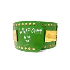 Hogan's Beach Shop Hulk Hogan Signed WWF Big Green Championship Belt