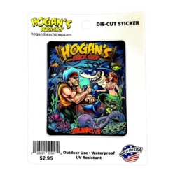 Hulk Hogan's Wrestling Shop Dive Bar Sticker