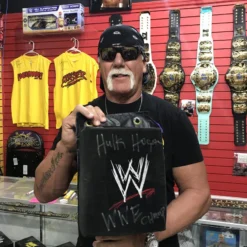 Hogan's Beach Shop Hulk Hogan Signed WWE Turnbuckle