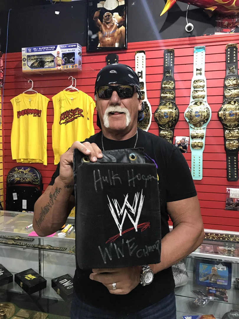 Hogan's Beach Shop Hulk Hogan Signed WWE Turnbuckle 2 Hogan's Beach Shop Hulk Hogan Signed WWE Turnbuckle