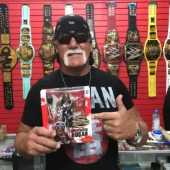 Hogan's Beach Shop Hulk Hogan Signed Tribal Hollywood Hogan Ringside Collectibles Action Figure