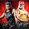 Hogan's Beach Shop AUTOGRAPHED POSTERS Hulk Hogan Signed Hollywood Face Off Poster
