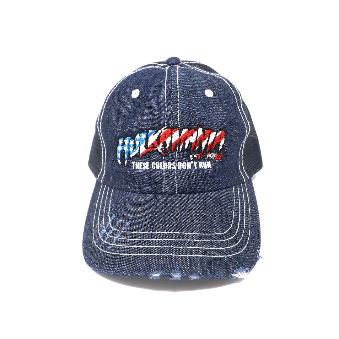 Hogan's Beach Shop Hulkamania Flag Denim Hat 1 Hogan's Beach Shop Hulkamania Flag Denim Hat