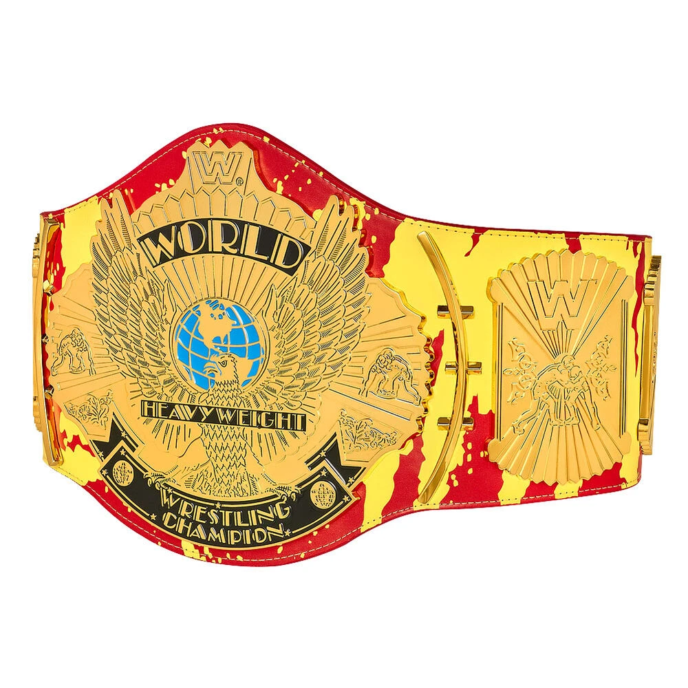 Hogan's Beach Shop BELTS Hulk Hogan "Hulkamania" Signature Series Championship Replica Title 4 Hogan's Beach Shop BELTS Hulk Hogan "Hulkamania" Signature Series Championship Replica Title