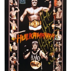 Hogan's Beach Shop Hulk Hogan Signed Gold Collection 8x10 Photo