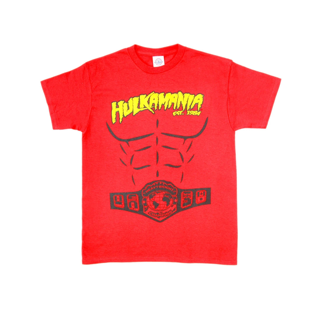 Hogan's Beach Shop KID'S Red Hulkamania Heavyweight Champion Shirt Kids Hogan's Beach Shop KID'S Red Hulkamania Heavyweight Champion Shirt Kids