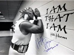 Hogan's Beach Shop Hulk Hogan Signed Pray Poster