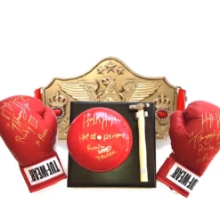 Hogan's Beach Shop Hulk Hogan Signed Thunderlips Ring Bundle