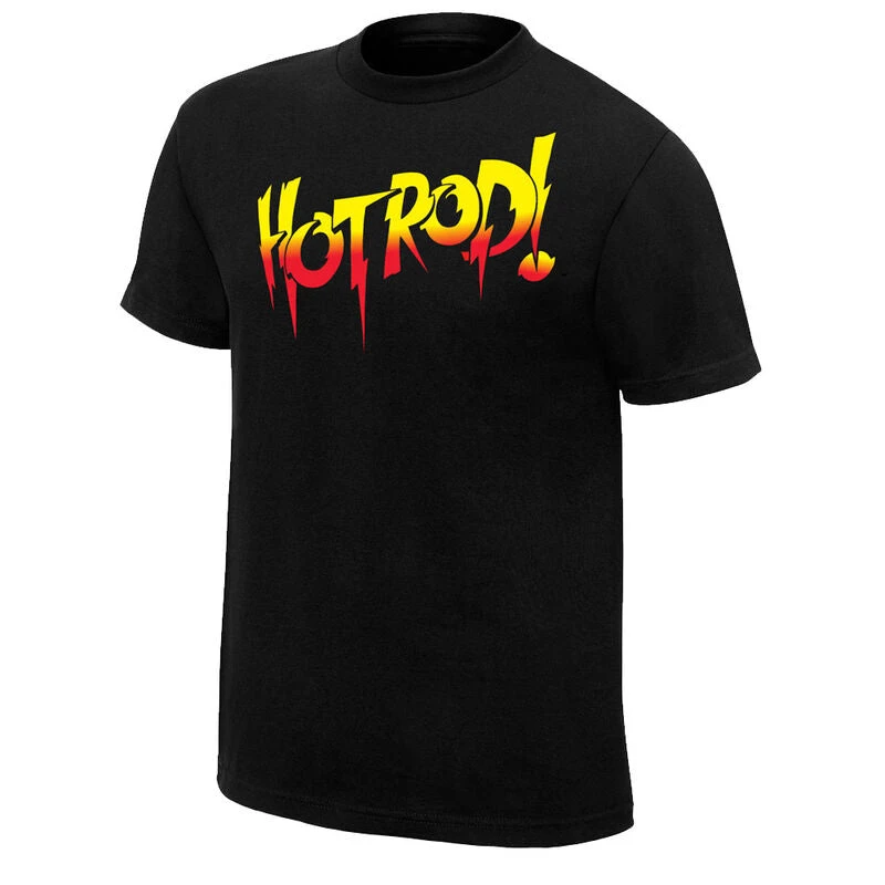 Hogan's Beach Shop CLOTHING Roddy Piper Black Hot Rod Retro T-Shirt Hogan's Beach Shop CLOTHING Roddy Piper Black Hot Rod Retro T-Shirt