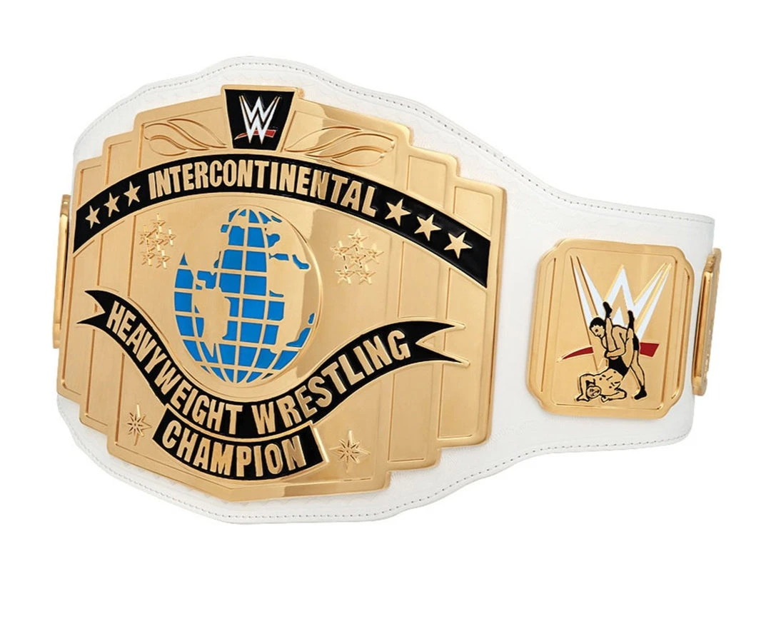 Hogan's Beach Shop White WWE Intercontinental Championship Commemorative Title Belt BELTS 2 Hogan's Beach Shop White WWE Intercontinental Championship Commemorative Title Belt BELTS