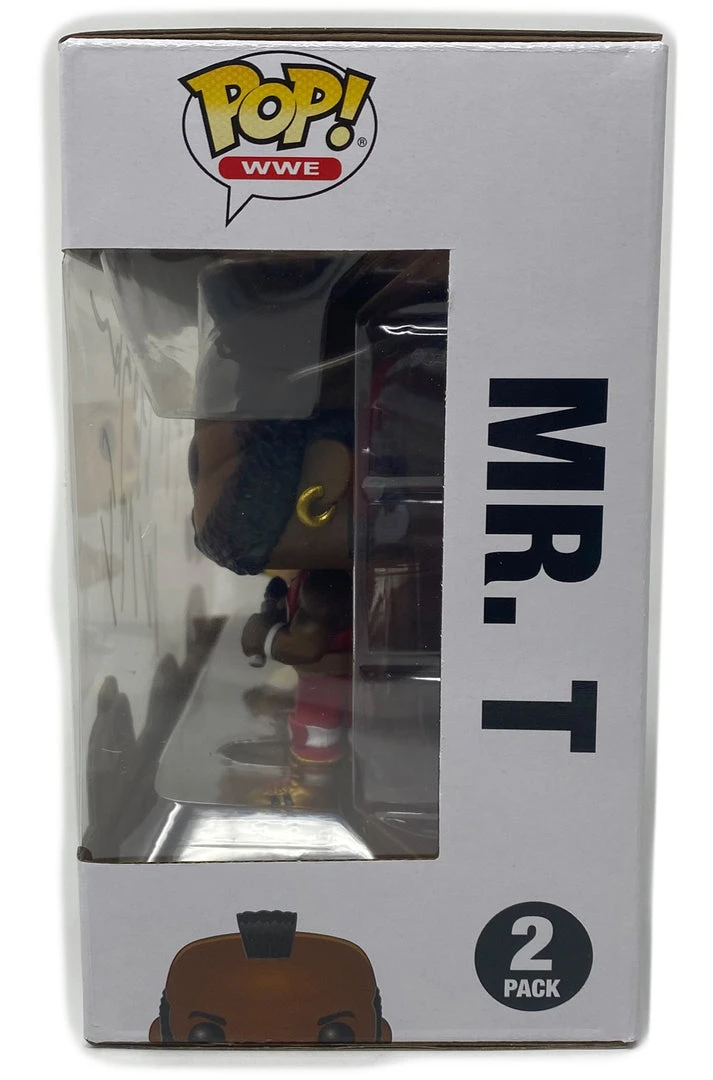 Hogan's Beach Shop Hulk Hogan & Mr. T, Hulkamania 2 Pack,Red Amazon Exclusive (51720) Signed Funko Pop! WWE - Hogan's Beach Shop Hulk Hogan & Mr. T, Hulkamania 2 Pack,Red Amazon Exclusive (51720) Signed Funko Pop! WWE -