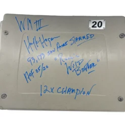 Hogan's Beach Shop Hulk Hogan Signed Wrestlemania III Pontiac Sliverdome Seat #20