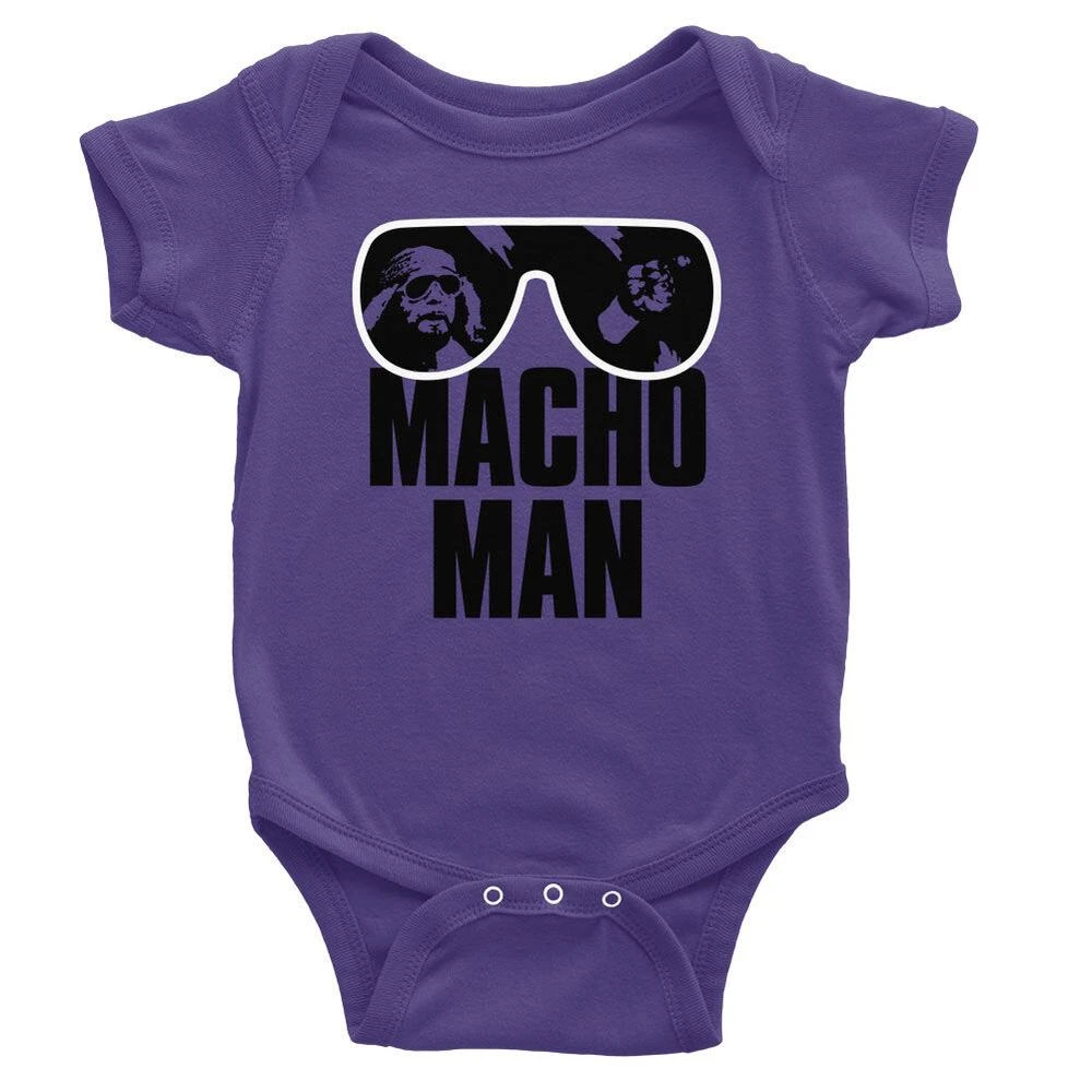 Hogan's Beach Shop CLOTHING Macho Man Randy Savage Onesie Hogan's Beach Shop CLOTHING Macho Man Randy Savage Onesie