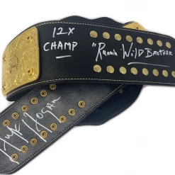 Hogan's Beach Shop Heavyweight Championship Replica Belt Signed AUTOGRAPHED TITLE BELTS