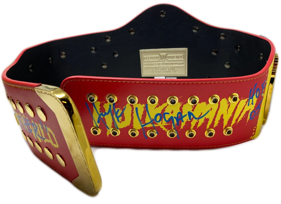 Hogan's Beach Shop Hulk Hogan "Hulkamania" Signature Series Championship Replica Title Signed! Hogan's Beach Shop Hulk Hogan "Hulkamania" Signature Series Championship Replica Title Signed!