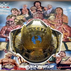 Hogan's Beach Shop AUTOGRAPHED TITLE BELTS WWE Winged Eagle Dual Plated Championship Replica Title Signed