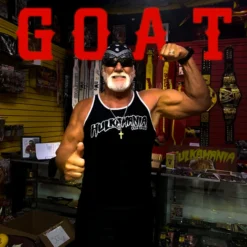 Hogan's Beach Shop Mens Tanktops Hulkamania Reflective Black Tank