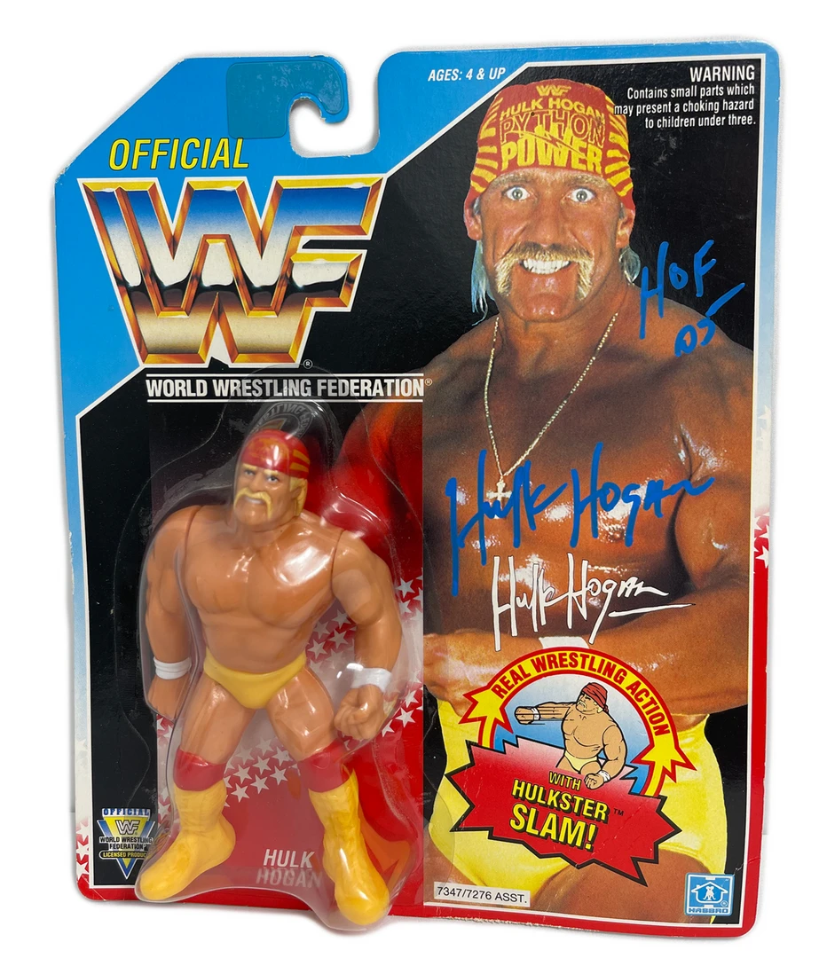 Hogan's Beach Shop Hasbro WWF Hulk Hogan 1992 Hulkster Slam Action Figure Signed AUTOGRAPHED TOYS & FIGURES Hogan's Beach Shop Hasbro WWF Hulk Hogan 1992 Hulkster Slam Action Figure Signed AUTOGRAPHED TOYS & FIGURES
