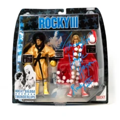 Hogan's Beach Shop Hulk Hogan Signed Thunderlips Action Figure Set