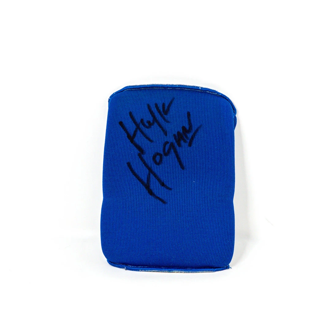 Hogan's Beach Shop Hulk Hogan Signed Blue Knee Pads 1 Hogan's Beach Shop Hulk Hogan Signed Blue Knee Pads
