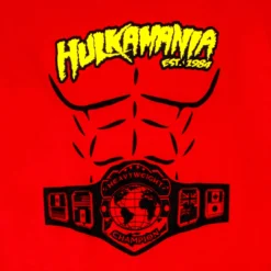 Hogan's Beach Shop KID'S Red Hulkamania Heavyweight Champion Shirt Kids
