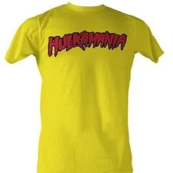 Hogan's Beach Shop Youth Yellow Hulkamania Tee CLOTHING