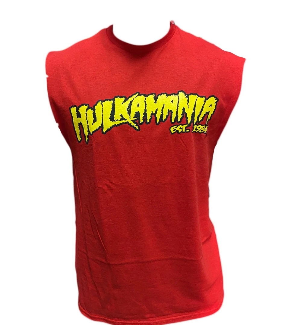 Hogan's Beach Shop Sleeveless Cutoff Hulkamania Shirt Hogan's Beach Shop Sleeveless Cutoff Hulkamania Shirt