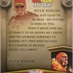 Hogan's Beach Shop TNA Tristar Trading Card Signed TRADING CARDS