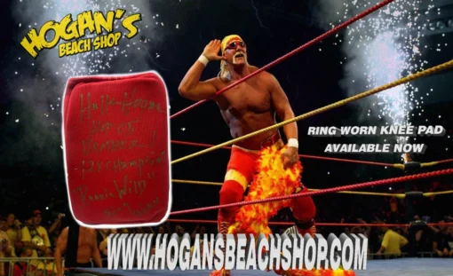 Hogan's Beach Shop Ring Worn Knee Pad "Super Rare" Not Many Thrown Out Signed 1 Of 1 7 Hogan's Beach Shop Ring Worn Knee Pad "Super Rare" Not Many Thrown Out Signed 1 Of 1