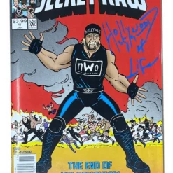 Hogan's Beach Shop AUTOGRAPHED MEDIA 2015 WWE Super Stars Secret Raw Comic Autographed
