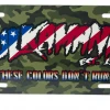 Hogan's Beach Shop Camo License Plate