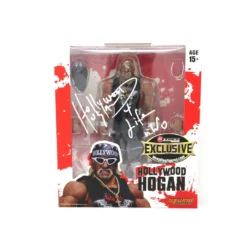 Hogan's Beach Shop Hulk Hogan Signed Tribal Hollywood Hogan Ringside Collectibles Action Figure