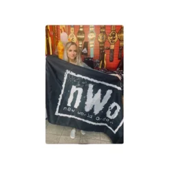 Hogan's Beach Shop Signed Nwo Flag
