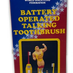 Hogan's Beach Shop WWF LJN Hasboro Wrestling SuperStars Battery Operated Toothbrush Signes AUTOGRAPHED TOYS & FIGURES